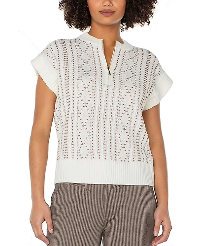 Liverpool Los Angeles Cap Sleeve Sweater