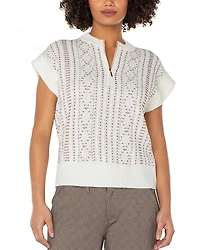 Liverpool Los Angeles Cap Sleeve Sweater