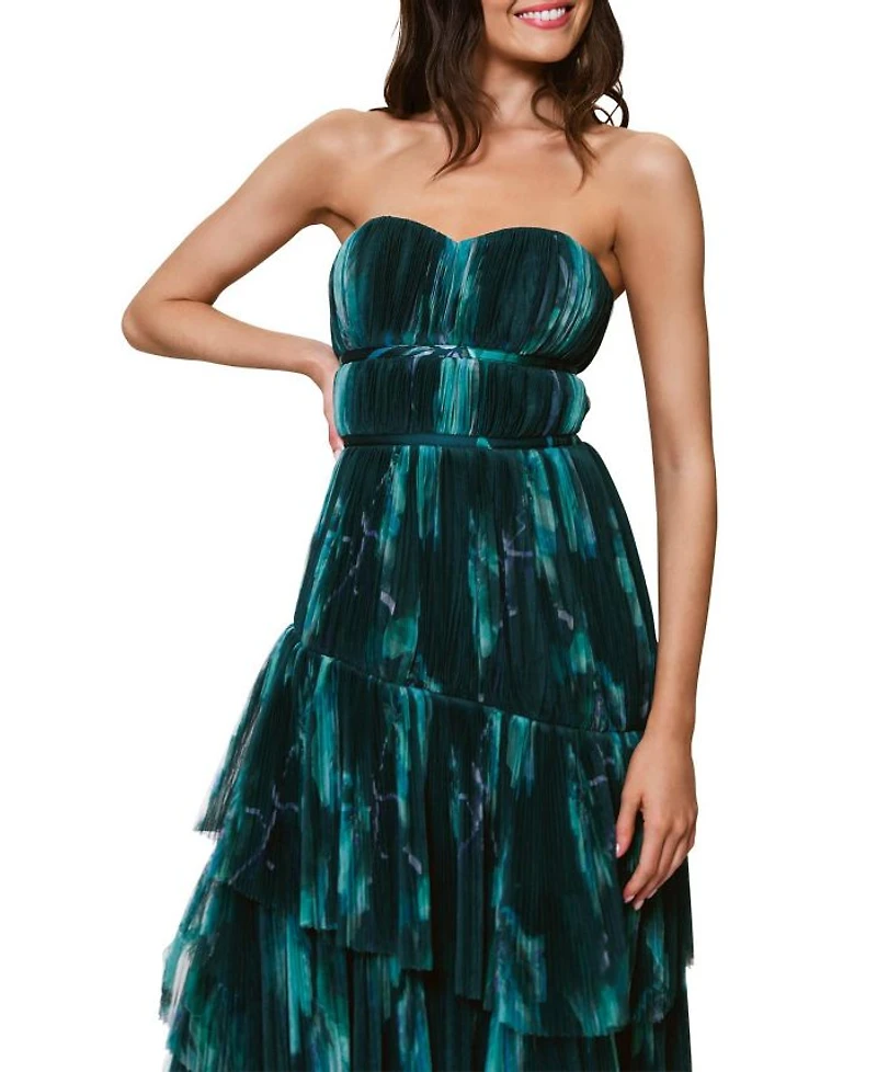 Lanza Strapless Tulle Gown