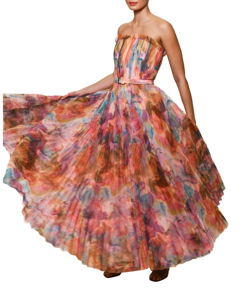 Bromley Strapless Tulle Gown