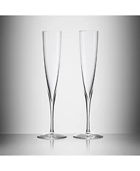 Elegance Champagne Trumpet Flute, Pair