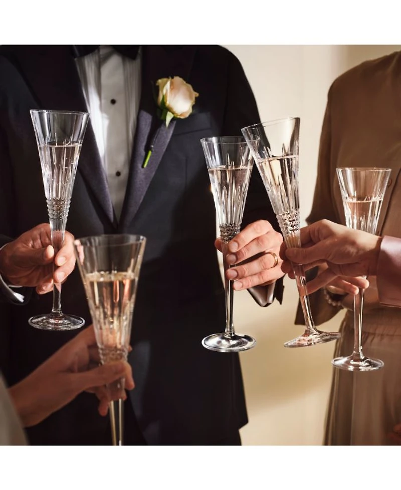 Lismore Diamond Toasting Flute, Set of 2