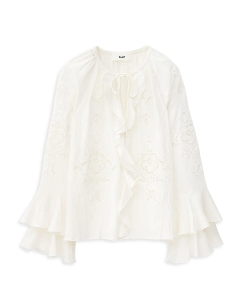 Omar Eyelet Top