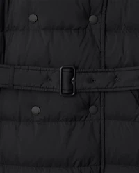 Kent Long Nylon Hooded Puffer Coat