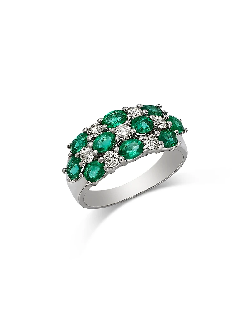 Bloomingdale's Fine Jewelry Emerald & Diamond Ring