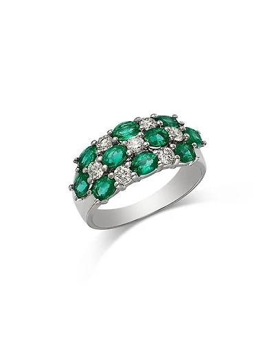 Bloomingdale's Fine Jewelry Emerald & Diamond Ring