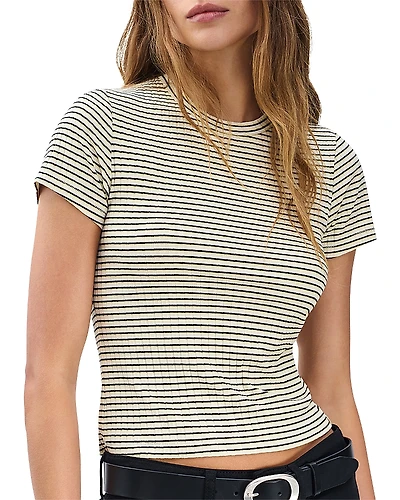 rag & bone Luca Stripe Baby Tee
