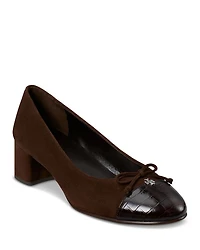 Women's Cap Toe Pumps