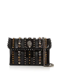 Medium Kensington Stud Leather Shoulder Bag