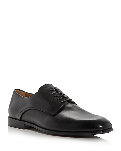 Ferragamo Men's Fosco Leather Oxfords