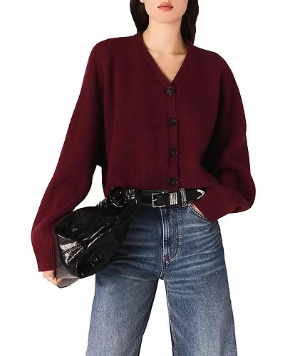 Maje Cropped Cardigan