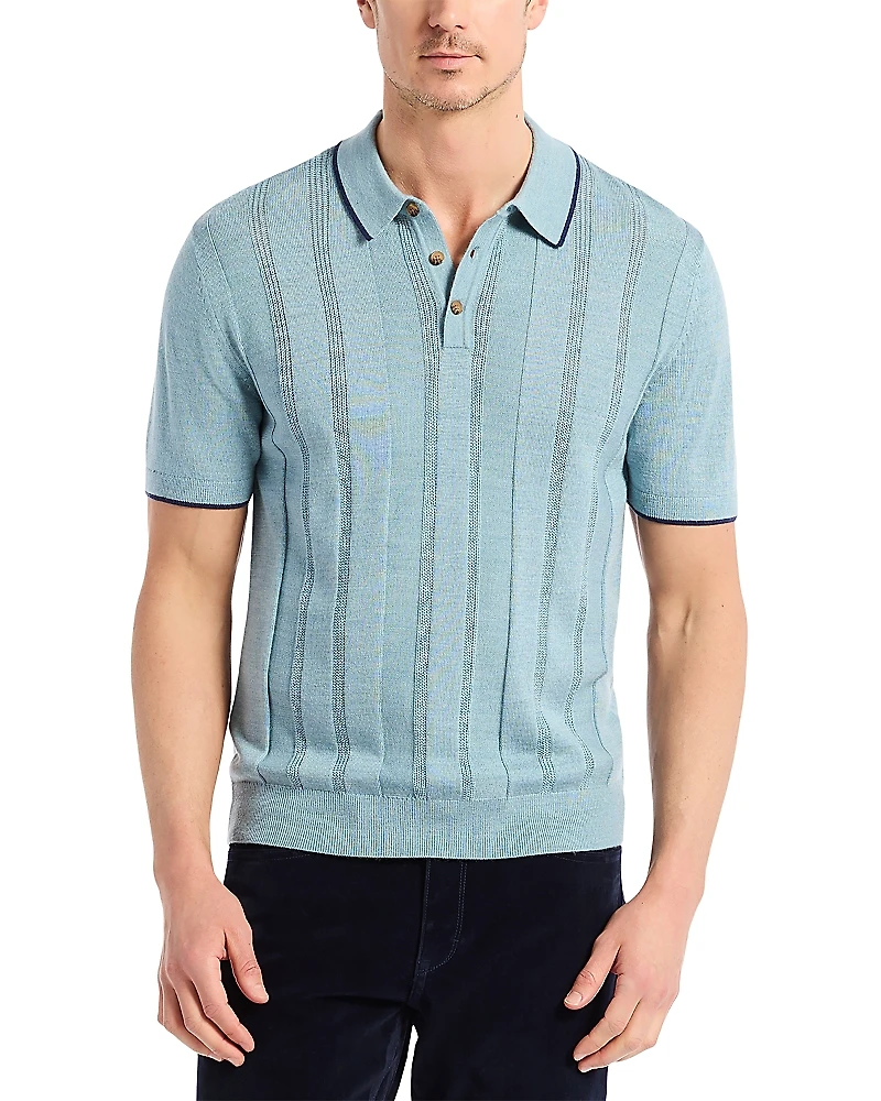 Robert Graham Edvan Sweater Polo Shirt