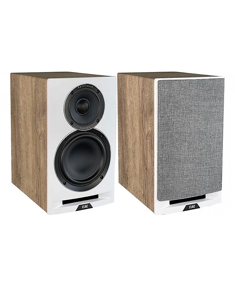 Elac UBR62 6.5 Inch Bookshelf Speakers - Pair (Walnut/Black)