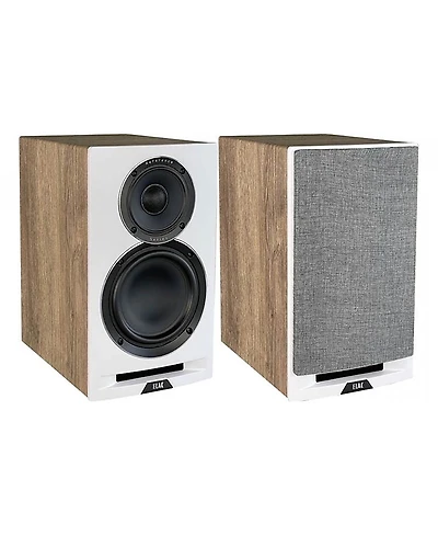 Elac UBR62 6.5 Inch Bookshelf Speakers - Pair (Walnut/Black)