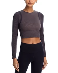 On Studio Knit Long T Crop Top