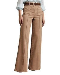 Reiss Sakura Patch Pocket Flare Jeans