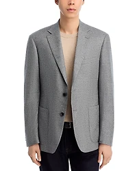 The Men's Store at Bloomingdale's Loro Piana Fabric Melange Solid Unstructured Regular Fit Sport Coat - Exclusive