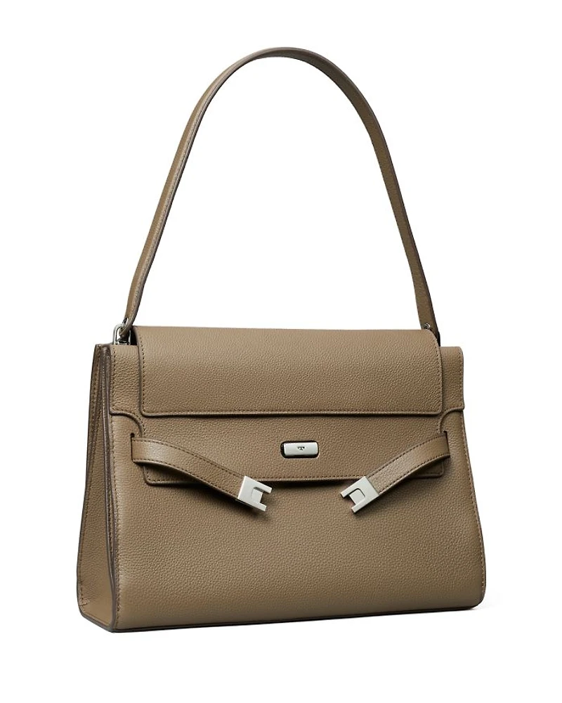 Lee Radziwill Pebble Leather Large Shoulder Bag