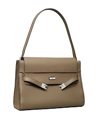 Lee Radziwill Pebble Leather Large Shoulder Bag