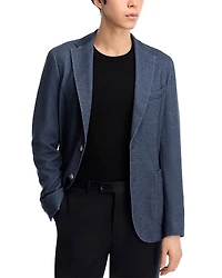 Boss Hanry Melange Jersey Slim Fit Unstructured Sport Coat