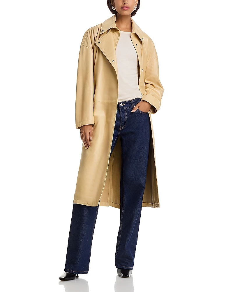 rag & bone Rue Leather Trench Coat