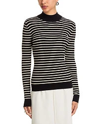 Essentiel Antwerp Ifrancis Striped Turtleneck Pullover Sweater