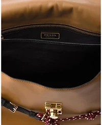 Soft Sound Large Leather Shoulder Bag with Charms