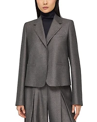 Lafayette 148 New York Cropped Boyfriend Blazer