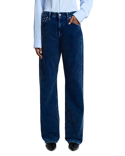 7 For All Mankind Tess Straight Fit Corduroy Pants