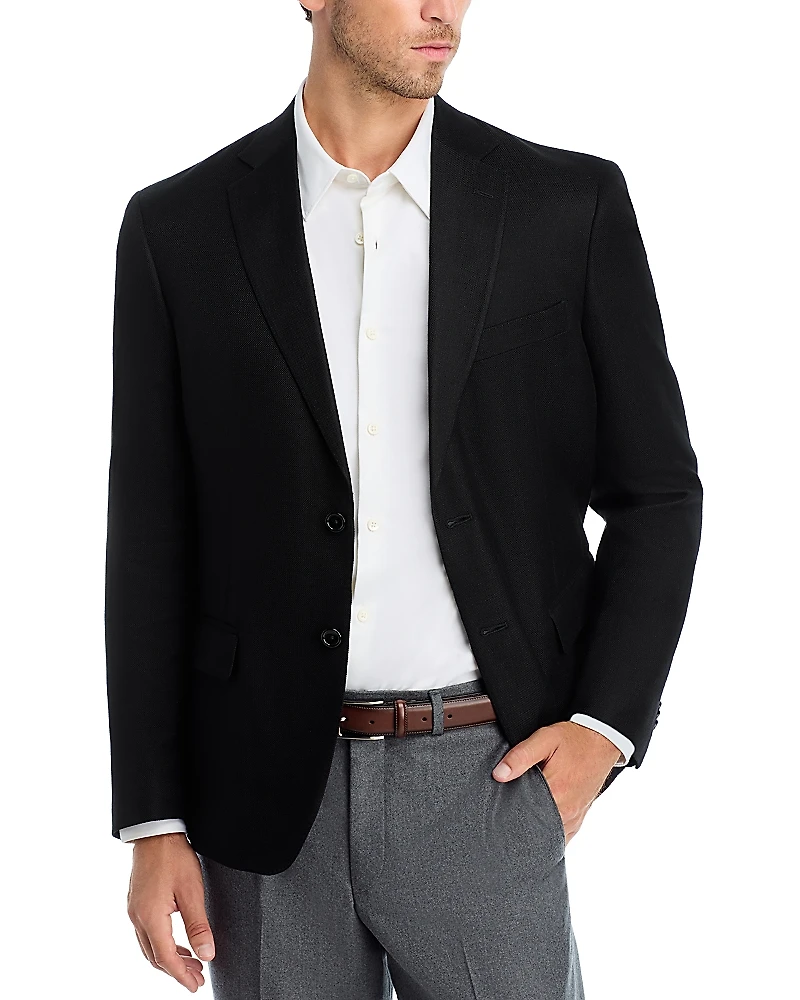 The Men's Store at Bloomingdale's Textured Solid Regular Fit Sport Coat - Exclusive