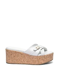 Women's Leather Wedge