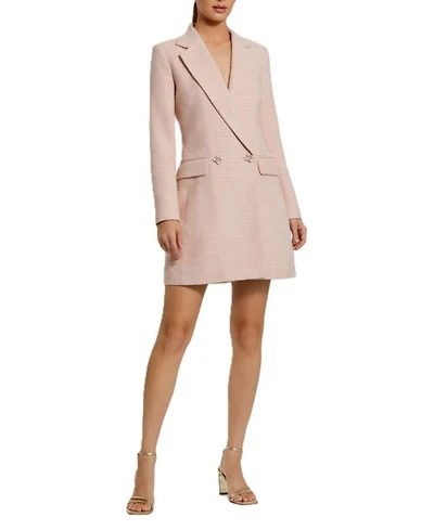 Boucle Long Sleeve Blazer Mini Dress