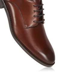 Men's Plain Toe Lace Up Derby Shoes - Exclusive