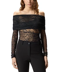 Pinko Blackjack Lace Top