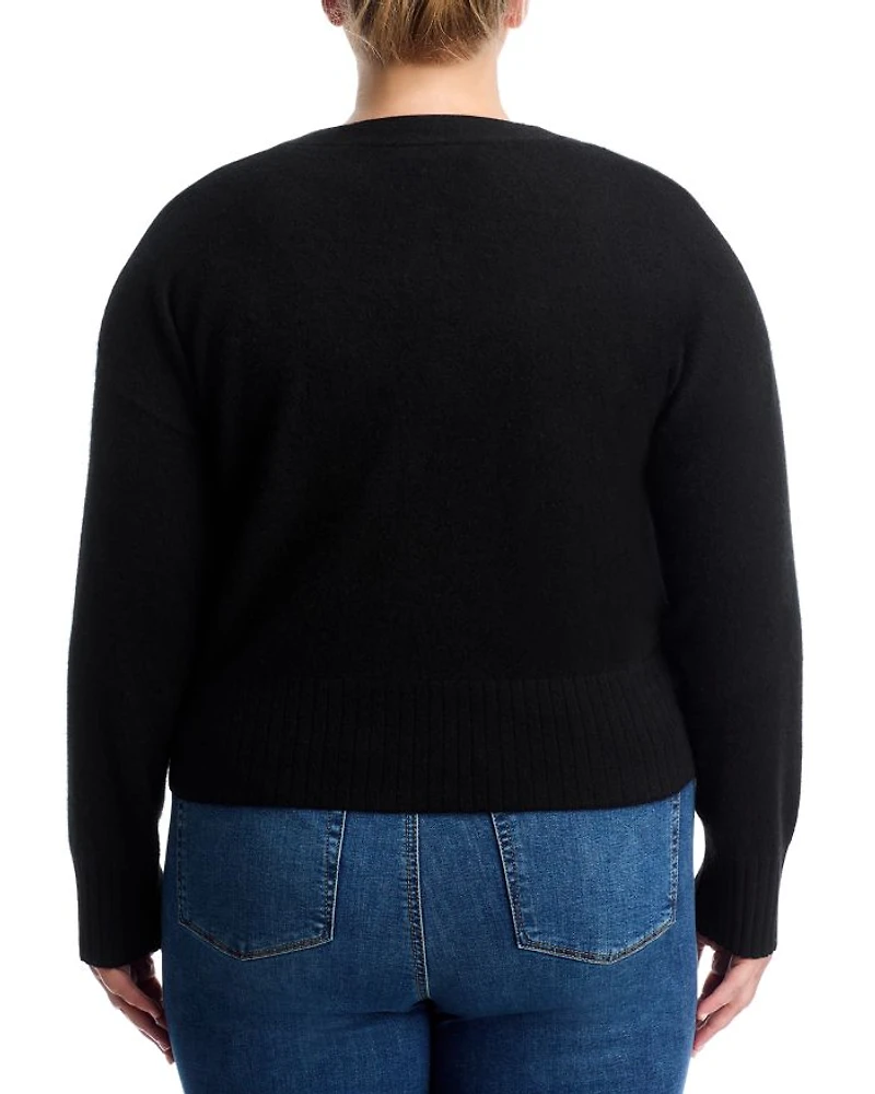 V Neck Cashmere Cardigan