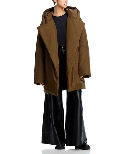 Norma Kamali Hooded Sleeping Bag Coat