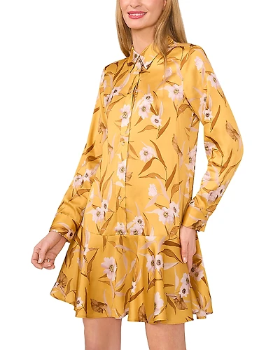 Ted Baker Button Front Mini Dress