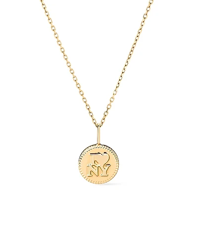Ana Luisa Solid Gold Nyc Charm Necklace