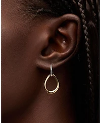 Gold Sage Drop Earrings