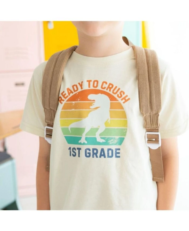Boys' Ready to Crush First Grade Short Sleeve T-Shirt - Little Kid, Big Kid