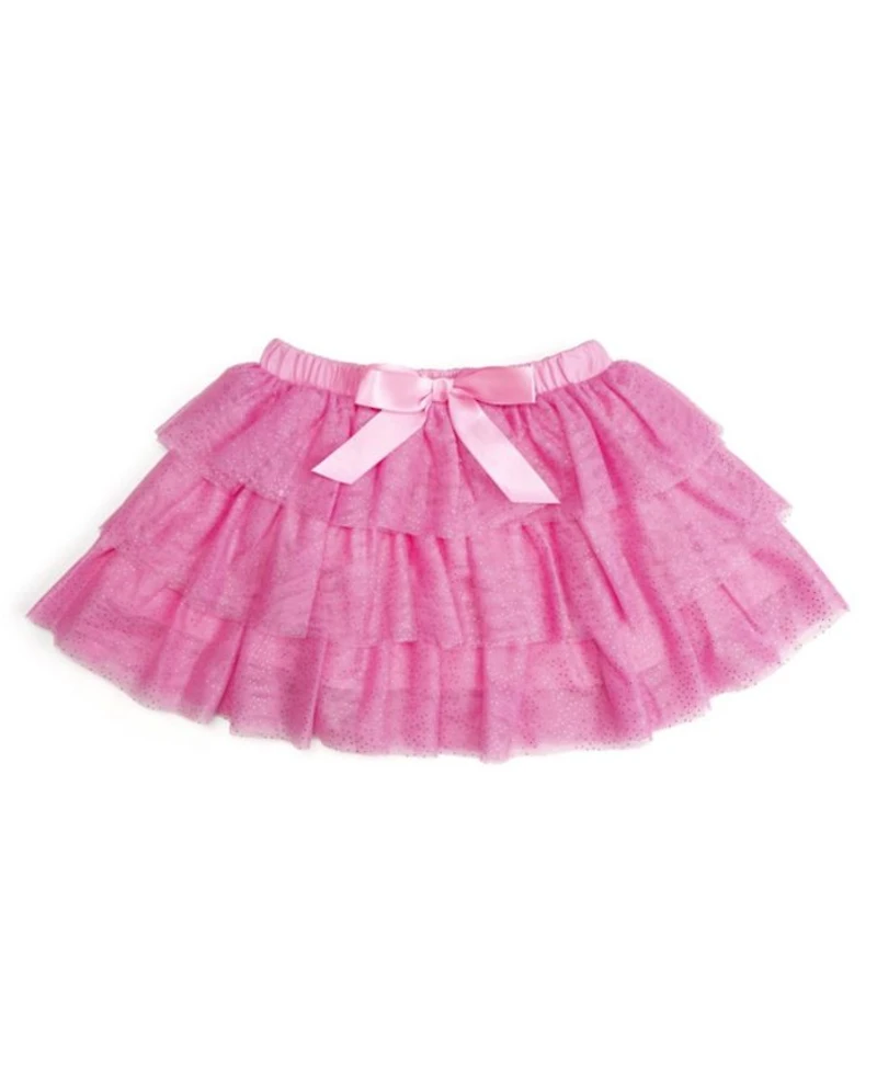 Girls' Raspberry Bow Tiered Tutu - Baby, Little Kid, Big Kid