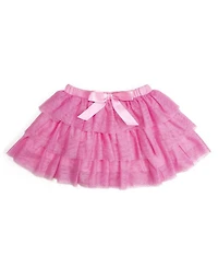 Girls' Raspberry Bow Tiered Tutu - Baby, Little Kid, Big Kid