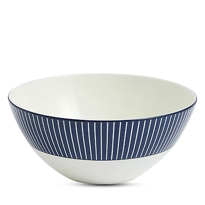 Wedgwood Gio 6.2 Cereal Bowl, Pinstripe Blue