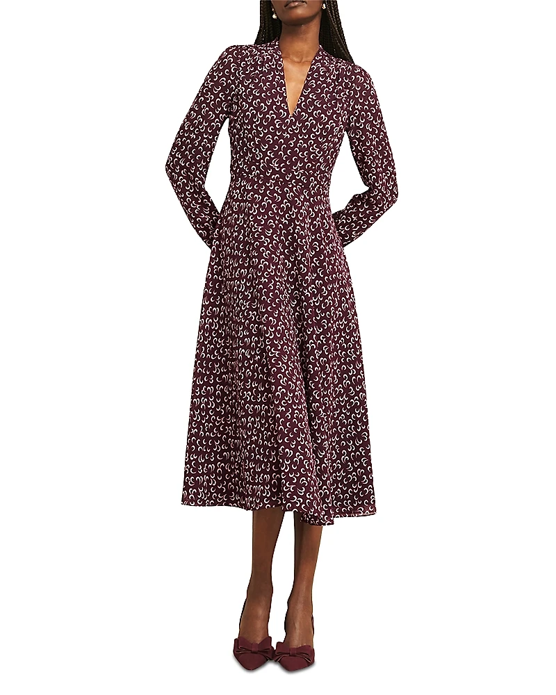 Hobbs London Petite Aurora Midi Dress