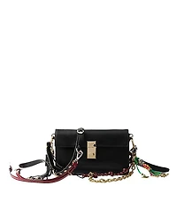 Prada Soft Sound Small Leather Shoulder Bag with Charms