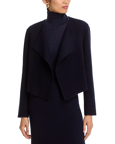 Lafayette 148 New York Foldover Lapel Crop Jacket