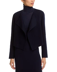 Lafayette 148 New York Foldover Lapel Crop Jacket
