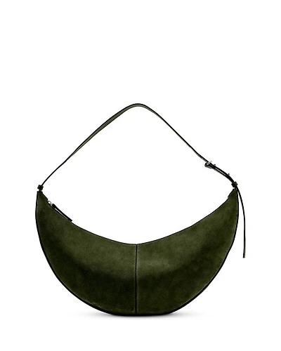 Soft Suede Hobo Slide Bag