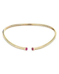 Marina B Trisolina Ruby & Diamond Collar Necklace