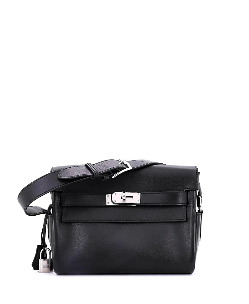 Pre-Owned HERMES Pm Kelly Messenger Bag Evergrain